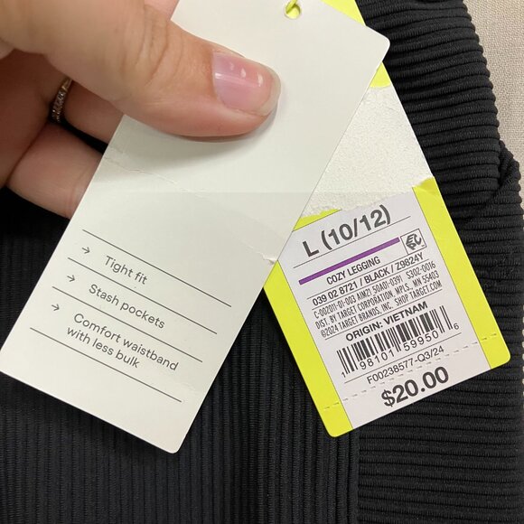 A New Day Women's Small Black High Rise Faux Leather Leggings Ankle Zip Slim Fit - Picture 4 of 13